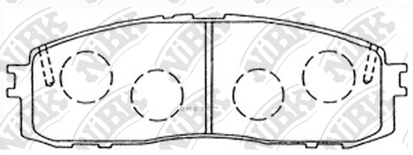 OEM PAD KIT, DISC BRAKE PN1142