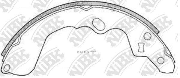 OEM SHOE KIT, DRUM BRAKE FN3386