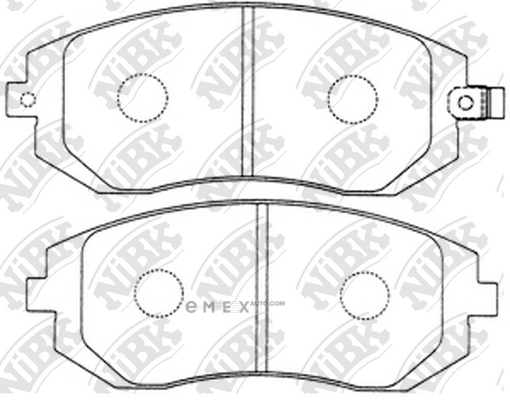 OEM PAD KIT, DISC BRAKE PN7460