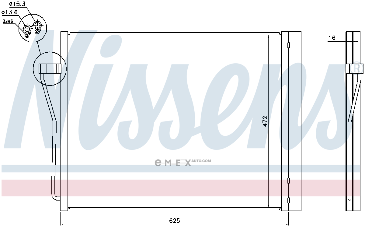 OEM CONDENSER ASSY 940308