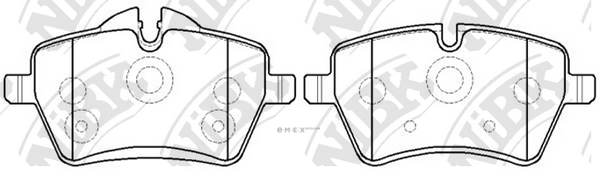 OEM PAD KIT, DISC BRAKE PN0504