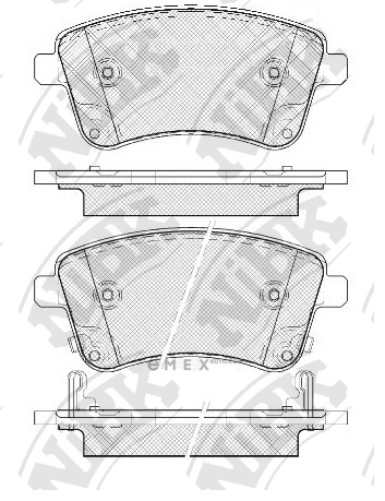 OEM PAD KIT, DISC BRAKE PN0703