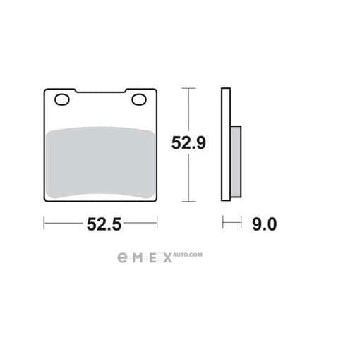 OEM PAD KIT, DISC BRAKE MCB531