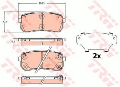 OEM BRAKE PAD GDB2112