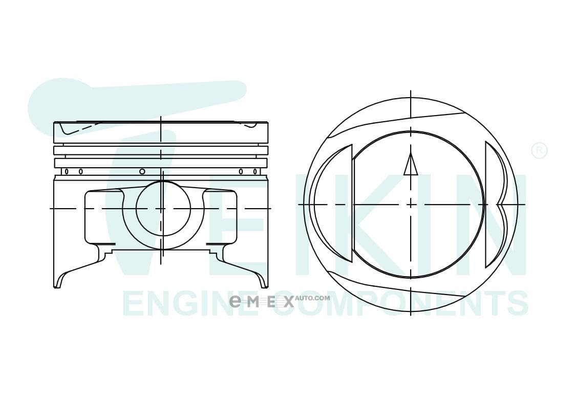 OEM PISTON STD 4G64K 43228STD