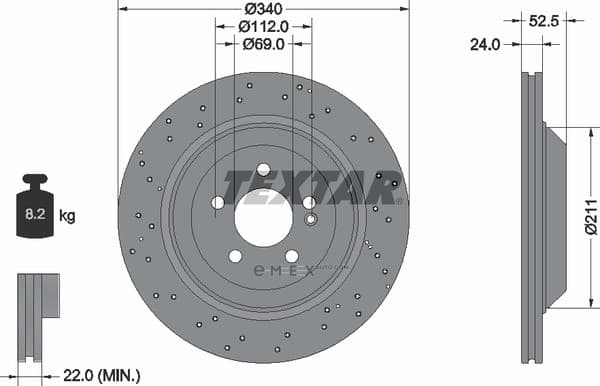 OEM BRAKE DISC,RER-S(W222) 92331705