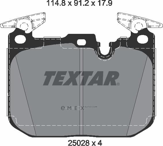 OEM PAD KIT, DISC BRAKE 2502805