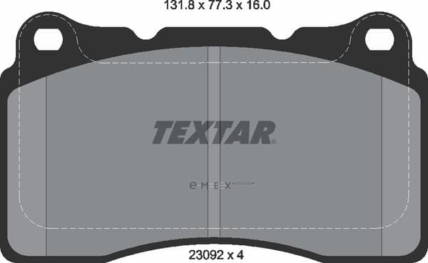 OEM TEXTAR 2309203 DISC BRAKE PAD 2309203