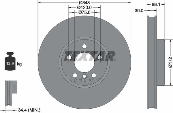 OEM BRAKE ROTOR 92253703