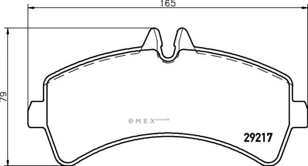 OEM BRAKE-PADS MDB2805