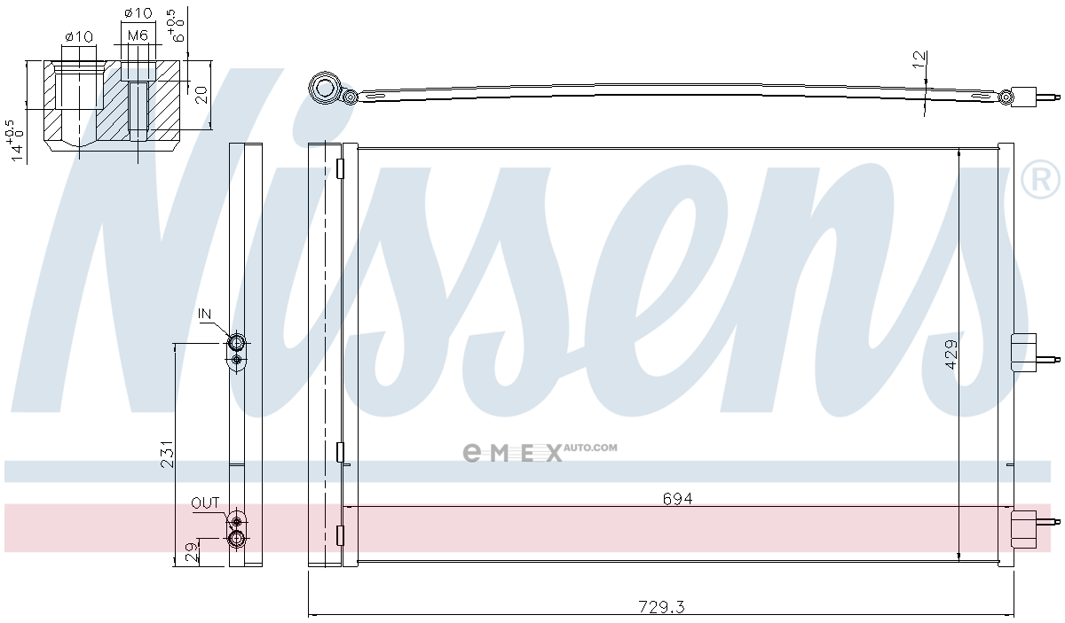 OEM CONDENSER ASSY 940660