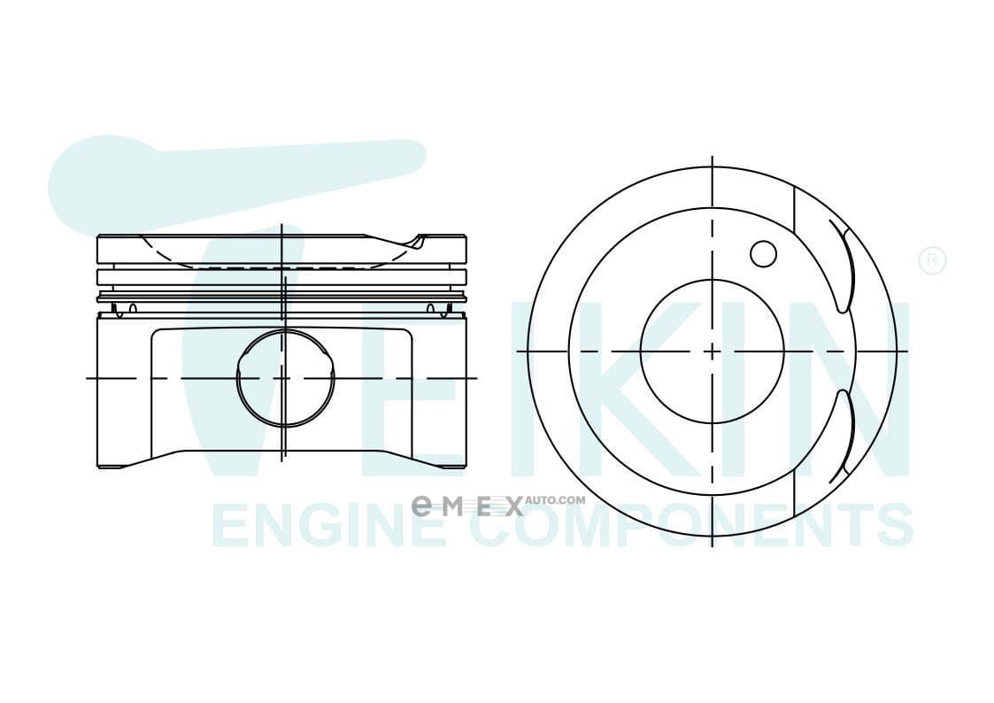 OEM PISTON ASSY 46356STD