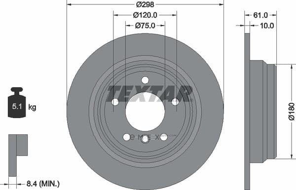 OEM BRAKE ROTOR 92076603