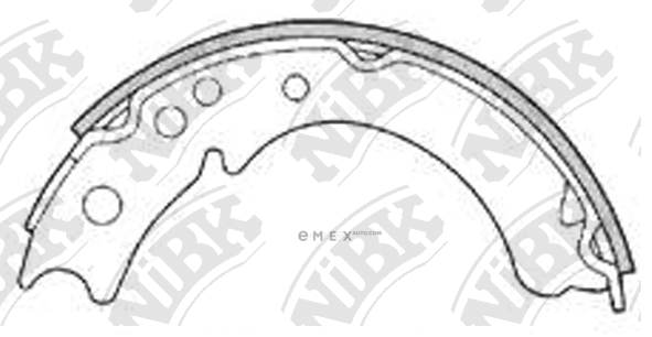 OEM SHOE KIT, DRUM BRAKE FN4404