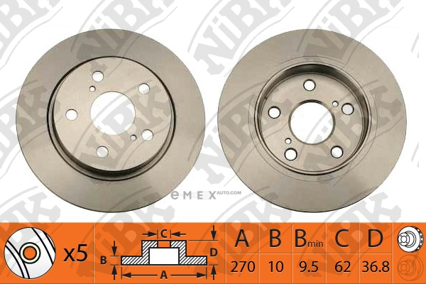 OEM BRAKE ROTOR RN1352