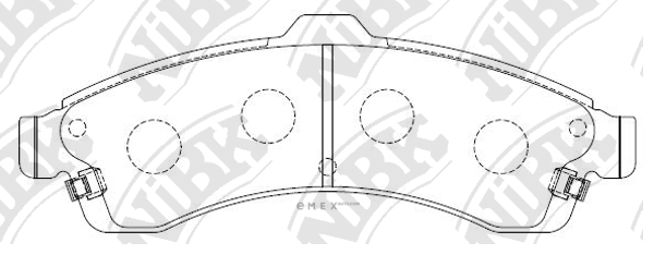 OEM PAD KIT, DISC BRAKE PN0077