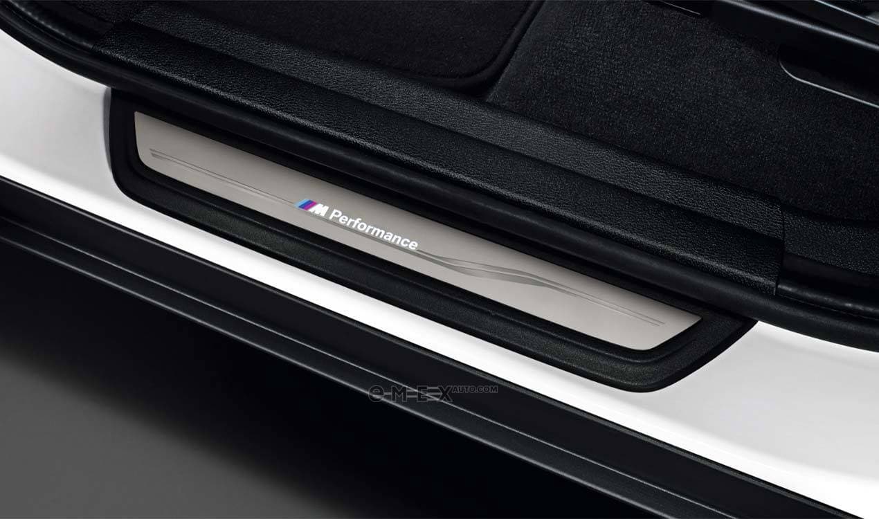 OEM BMW M Performance LED sill cover strips 51472361166