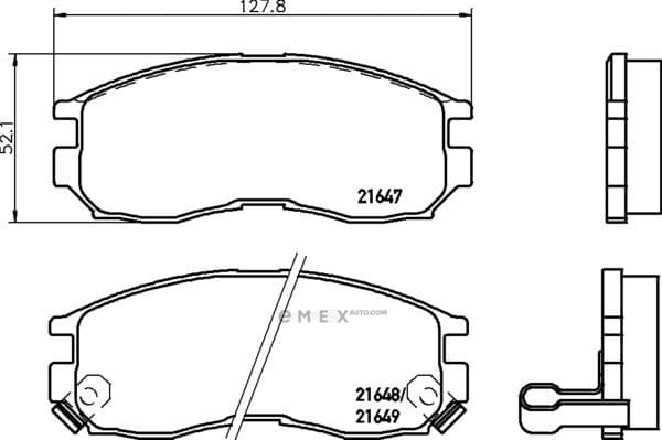 OEM BRAKE-PADS MDB1509