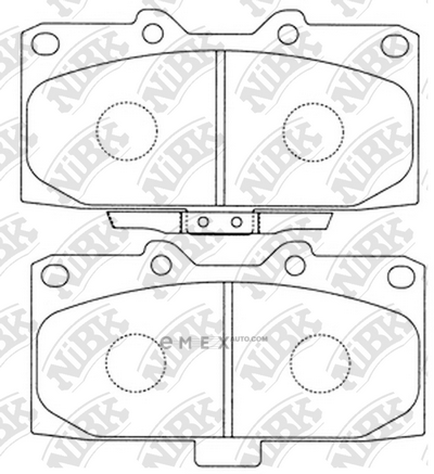 OEM PAD KIT, DISC BRAKE PN7463