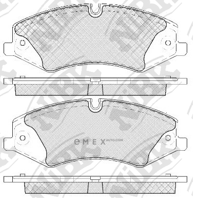 OEM PAD KIT, DISC BRAKE PN0488W