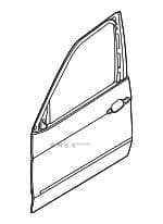 OEM DOOR ASSY 41517211423