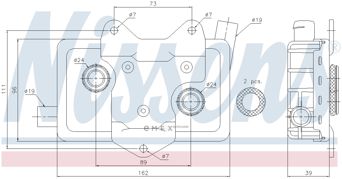 OEM OIL COOLER ASSY 90618