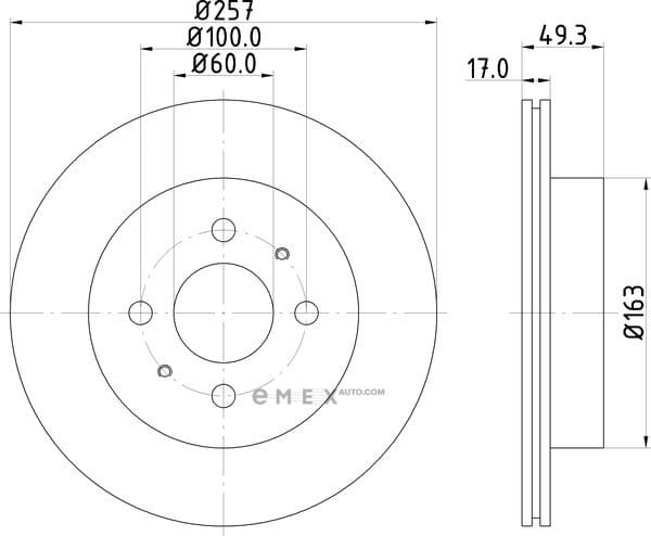 OEM BRAKE ROTOR ND9005K