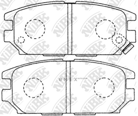 OEM PAD KIT, DISC BRAKE PN3272