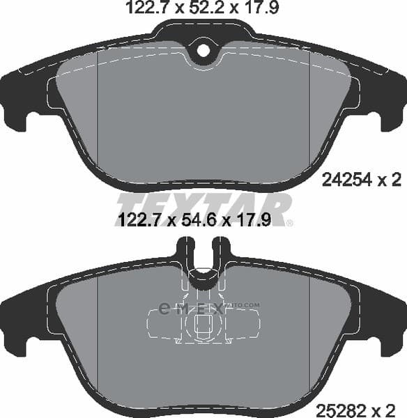 OEM PAD KIT, DISC BRAKE 2425401