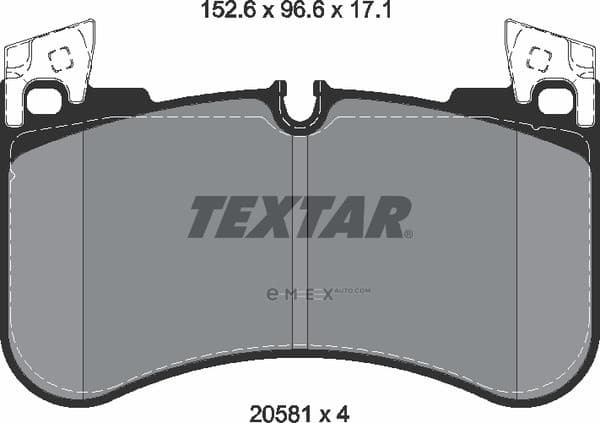 OEM PAD KIT, DISC BRAKE 2058101