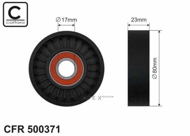 OEM TENSIONER ASSY, PULLEY 500371