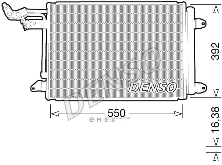 OEM RADIATOR ASSY, A/C DCN32032