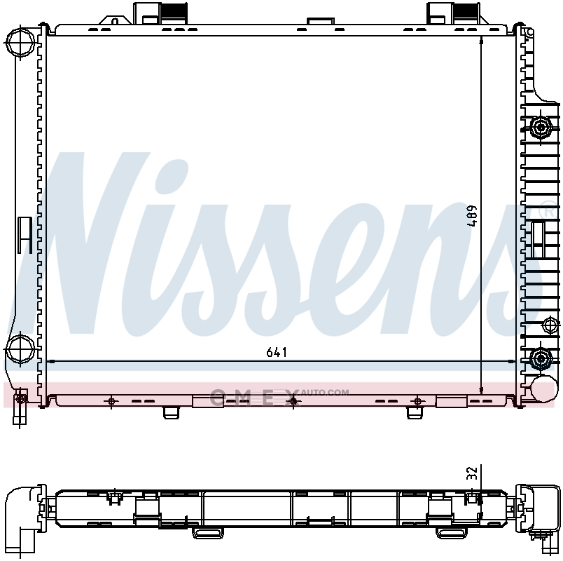 OEM RADIATOR W210/E280/E320 62666A