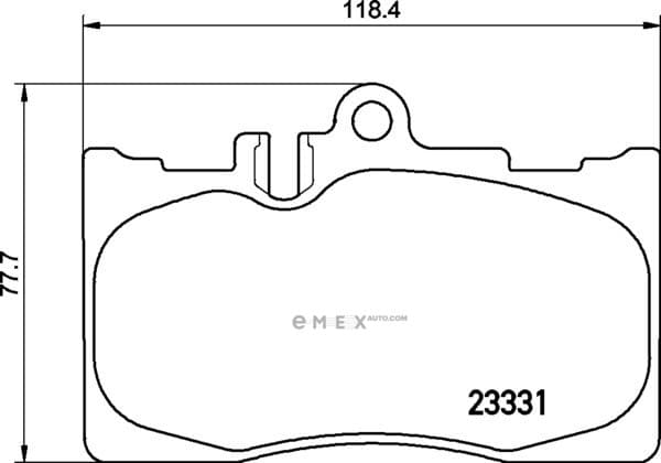 OEM FR BRAKE PAD - LEXUS RX300 MDB2135