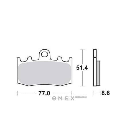 OEM PAD KIT, DISC BRAKE MCB748SV