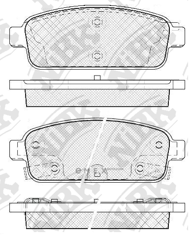 OEM PAD KIT, DISC BRAKE PN0392