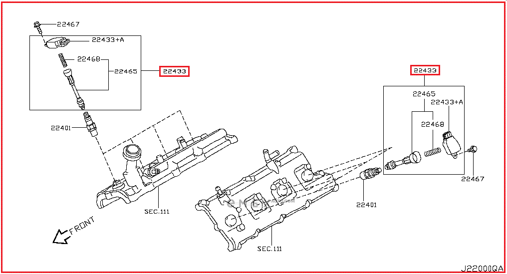 OEM COIL IGNI 22448AR215