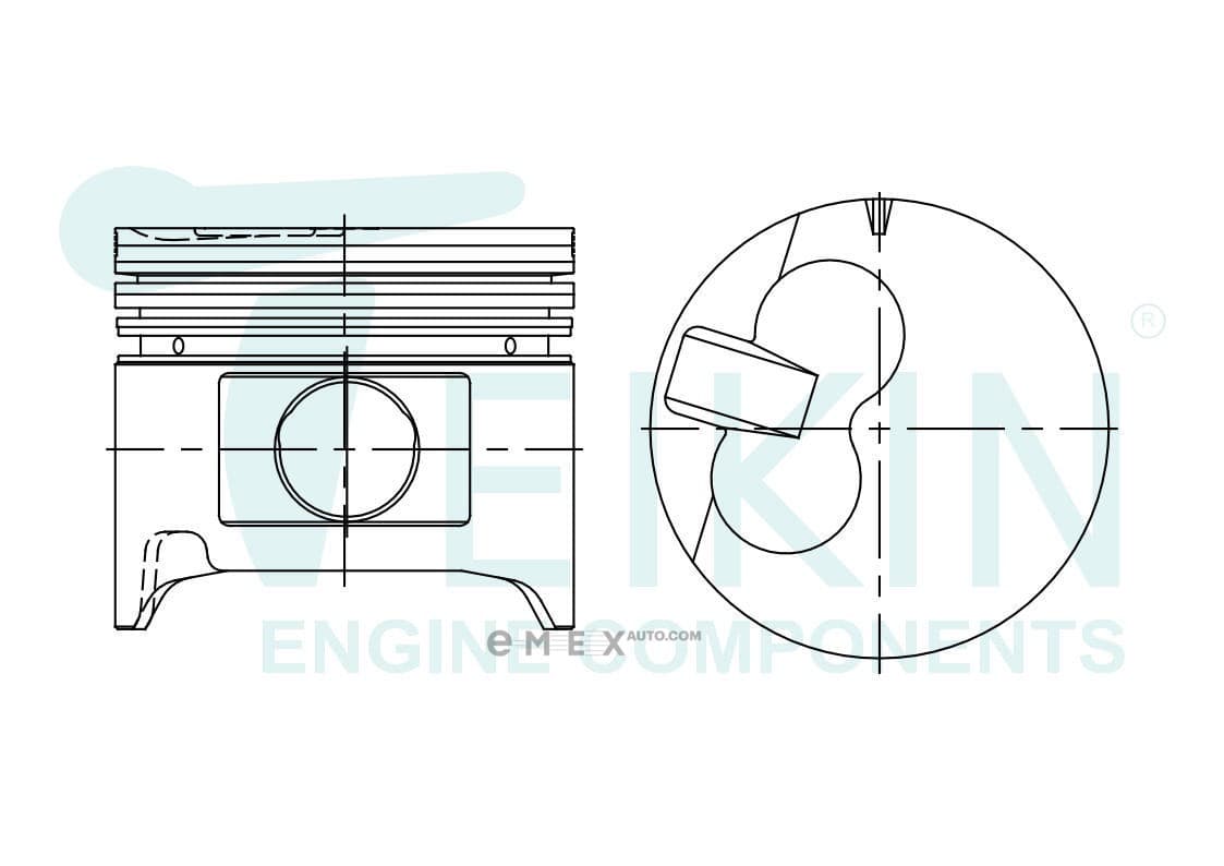 OEM PISTON ASSY 46261ASTD