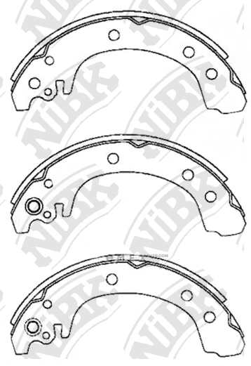 OEM SHOE KIT, DRUM BRAKE FN0627