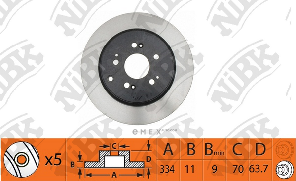 OEM BRAKE ROTOR RN1411