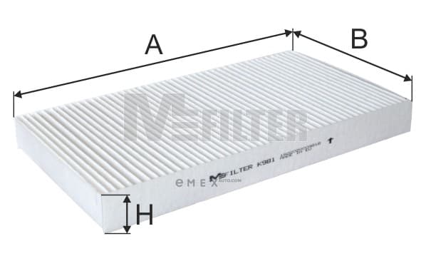 OEM FILTER ASSY, CABIN AIR K981