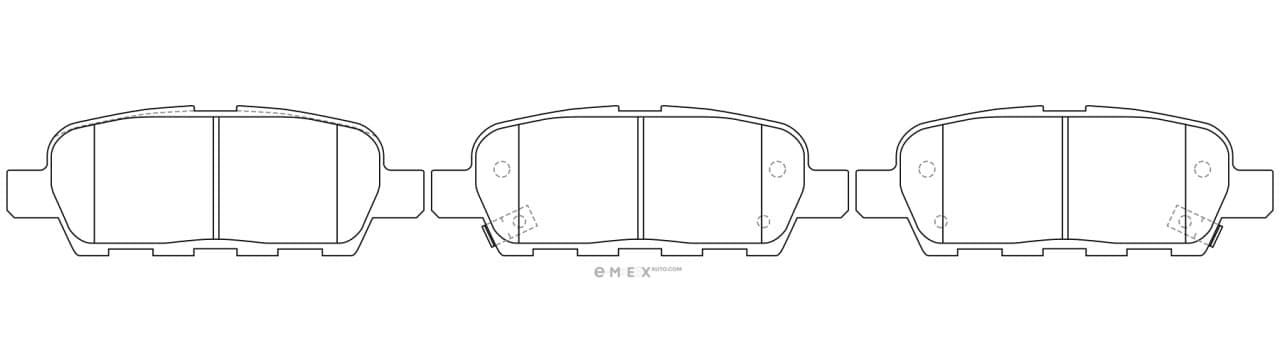 OEM PAD KIT, DISC BRAKE BP22466