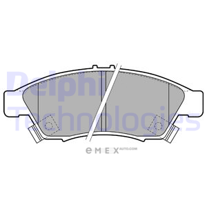 OEM BRAKE PAD AXLE SET LP1739