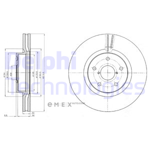 OEM BRAKE DISC (SINGLE PACK) BG9084