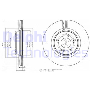 OEM BRAKE DISC (DOUBLE PACK) BG4224