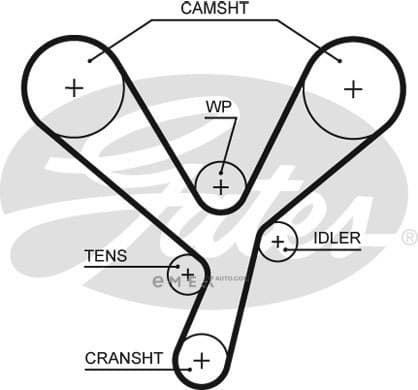 OEM BELT, TIMING 5643XS