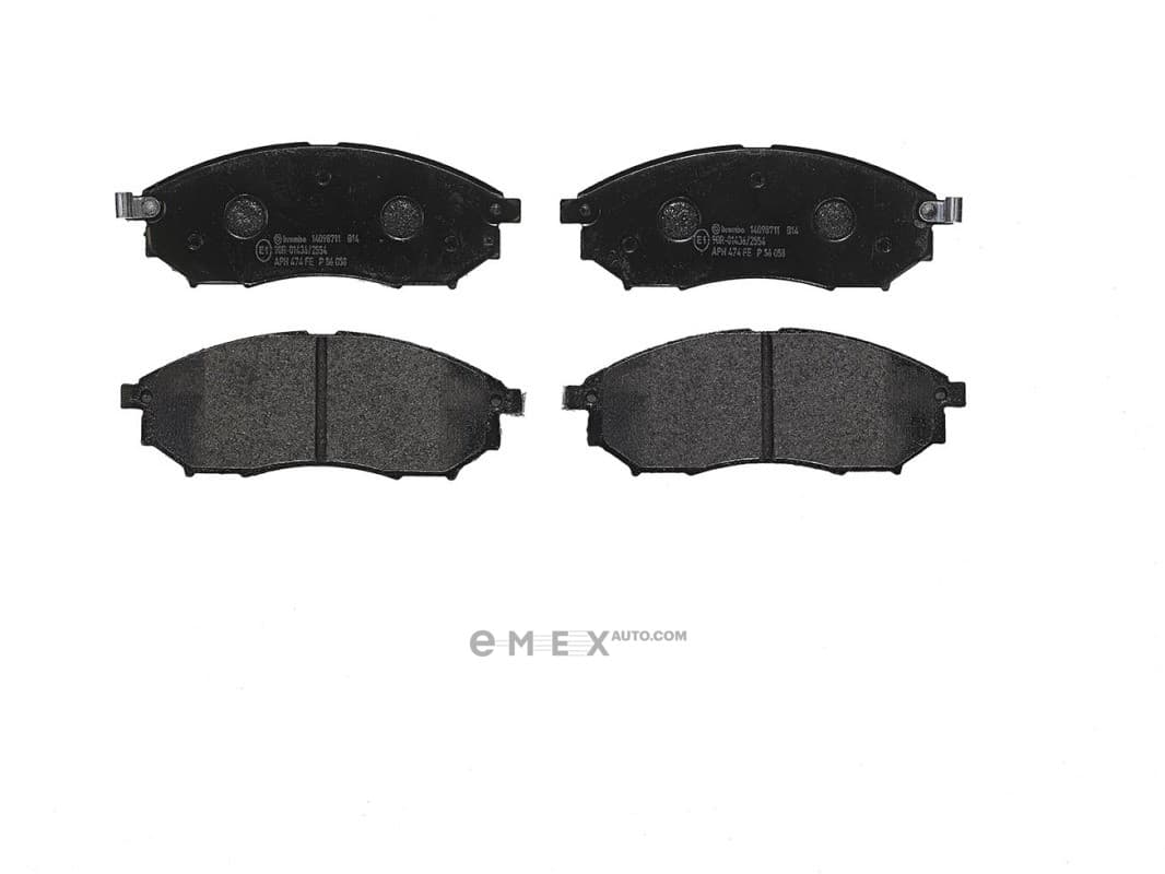 OEM Front Brake Pad Set, Disc Brake P56058