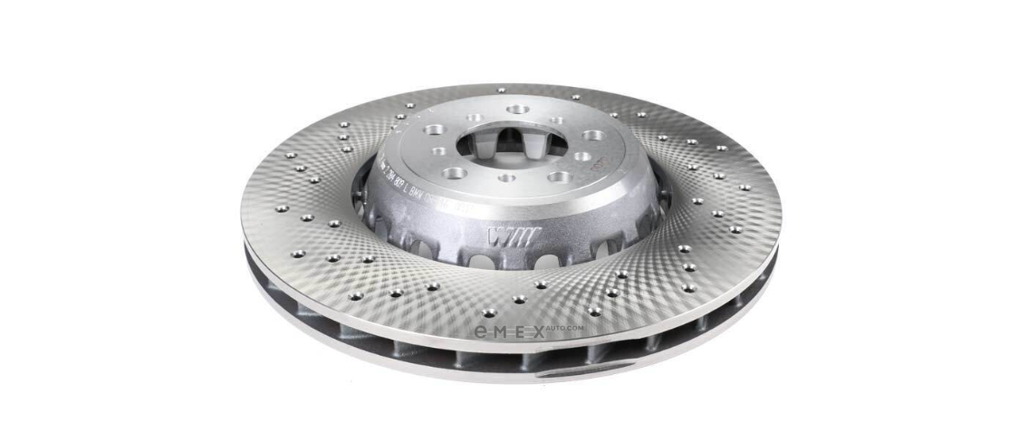 OEM Brake disc, ventilated, left 34112284809