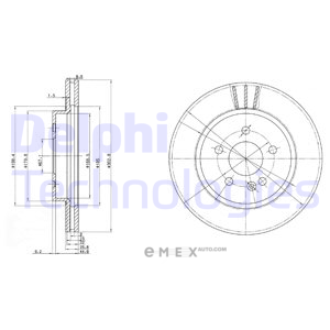 OEM BRAKE DISC (DOUBLE PACK) BG3397