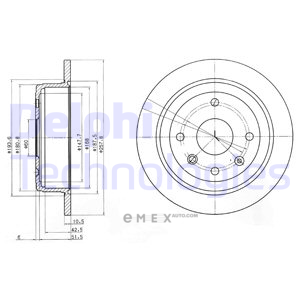 OEM BRAKE DISC (DOUBLE PACK) BG4091